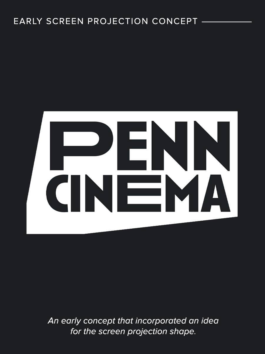 Early Screen Projection Concept: An early concept that incorporated an idea for the screen projection shape.